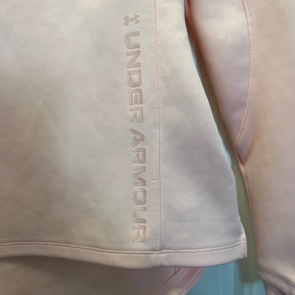 Under Armour Fitted Coldgear Women's‎ Long Sleeve Pullover Top Size XS Pink - Picture 2 of 7